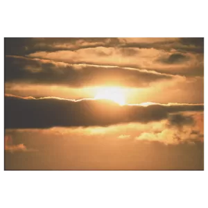 Africa's Golden Sun Canvas Print