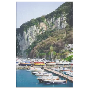 Capri's Boats Canvas Print