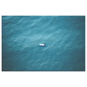 Lone Surfer Canvas Print
