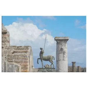 Pompeii's Ruins Canvas Print